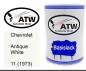 Preview: Chevrolet, Antique White, 11 (1973): 500ml Lackdose, von ATW Autoteile West.